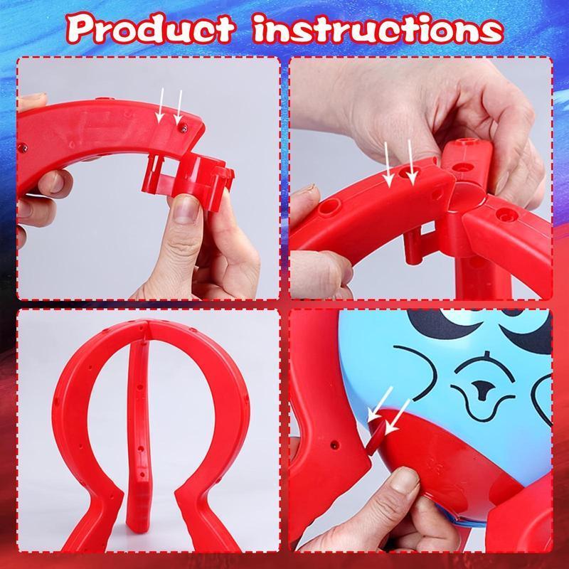 Balloon Launcher Game, 1 Set Interactive Desktop Game, Party Game for Teens & Adults, Party Supplies for Holiday & Family Gathering,Christmas present