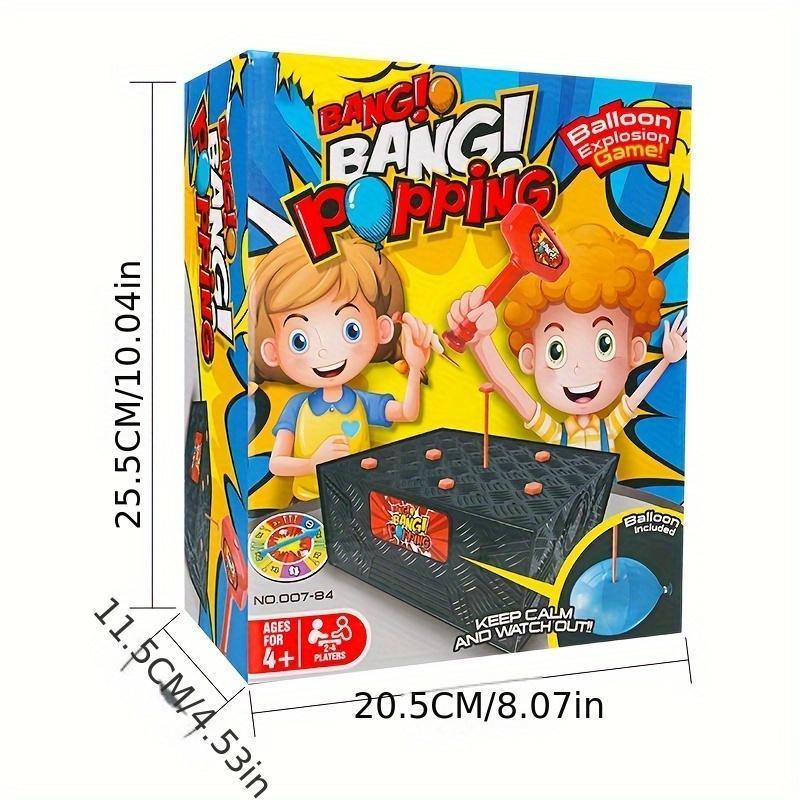 Blow Up Balloon Game, 1 Set Multiplayer Stimulating Board Game, Tricky Decompressing Interactive Game, Fun Game for Family Gathering,Gift