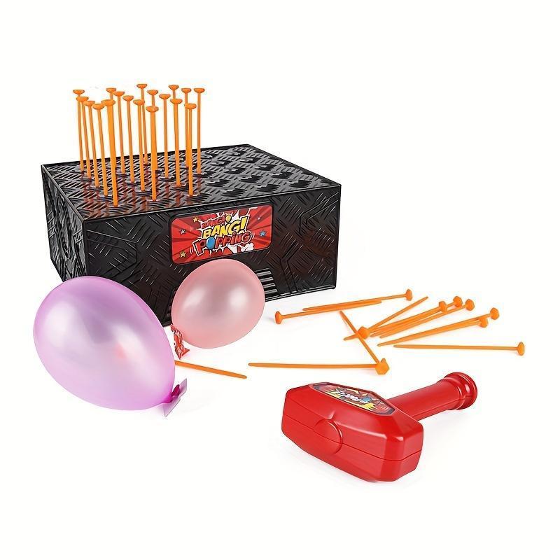 Blow Up Balloon Game, 1 Set Multiplayer Stimulating Board Game, Tricky Decompressing Interactive Game, Fun Game for Family Gathering,Gift