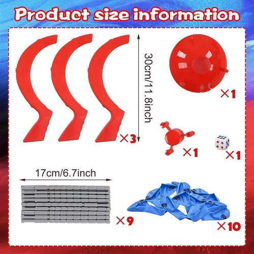 Balloon Launcher Game, 1 Set Interactive Desktop Game, Party Game for Teens & Adults, Party Supplies for Holiday & Family Gathering,Christmas present