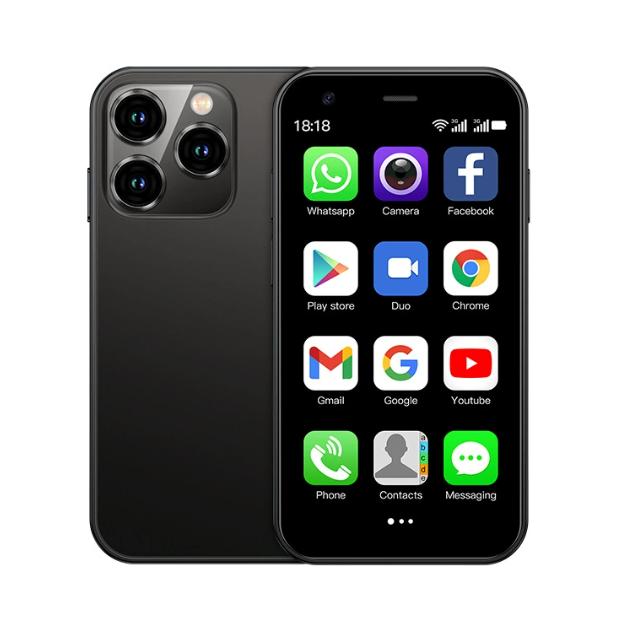 Mini Smart Phone, Portable Pocket Phone with 3.0 HD Screen, 2G/3G Unlocking Android Phone, Support WiFi Bluetooth-compatible GPS Calling MP3 MP4 APP Download