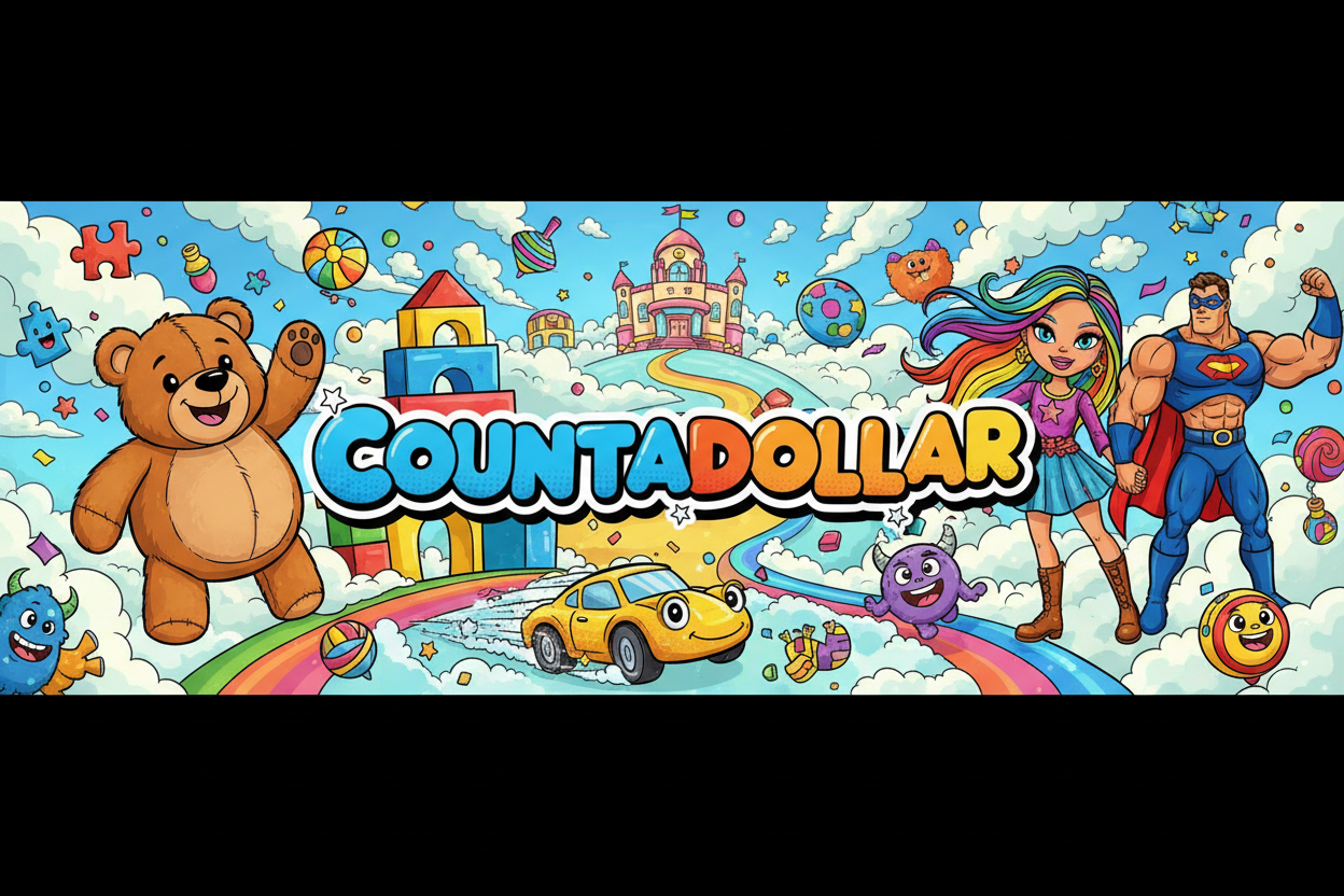 Countadollar 玩具主题横幅
